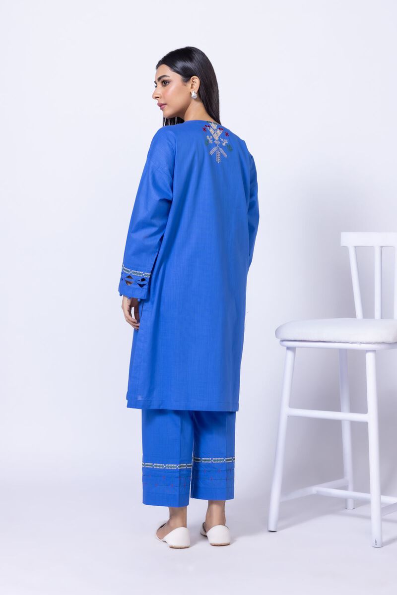 Embroidered | Crosshatch Poplin | Kurta | GBP 7.50