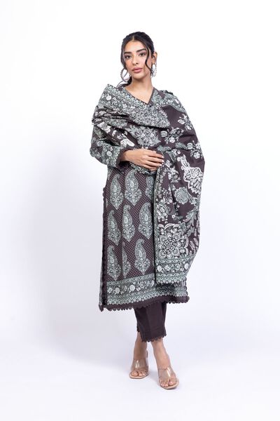 Printed | Khaddar | Dupatta | GBP 6.00