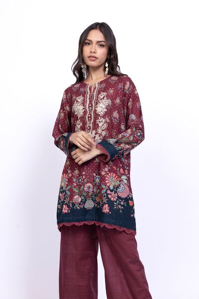Embroidered | Textured Cotton | Kurta | GBP 12.50