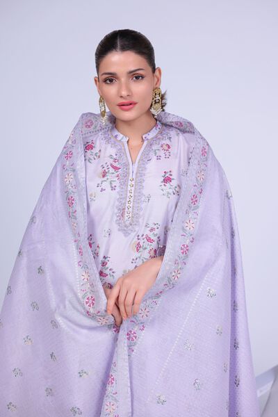 Embroidered | Cotton Net | Dupatta | GBP 30.00