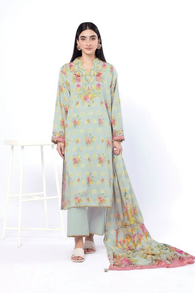 Printed | Jacquard | Fabrics 3 Piece | GBP 35.00