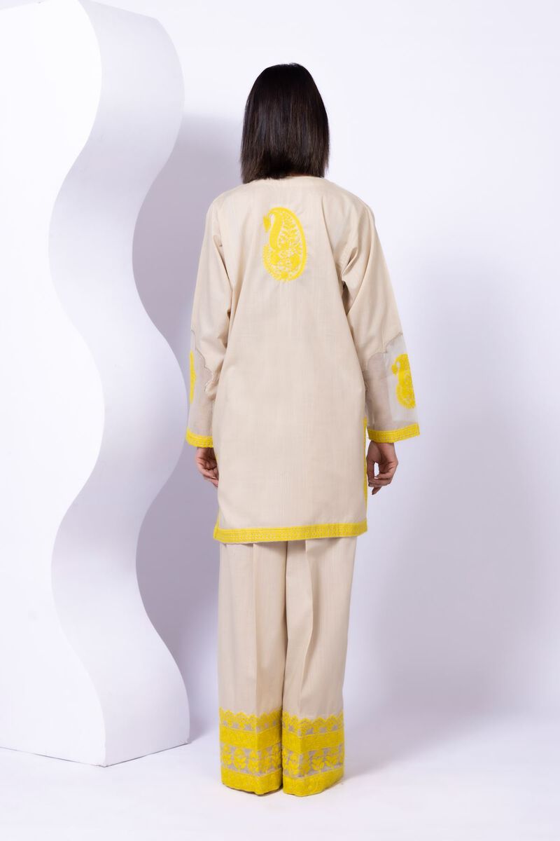 Embroidered | Crosshatch Poplin | Kurta | GBP 15.00