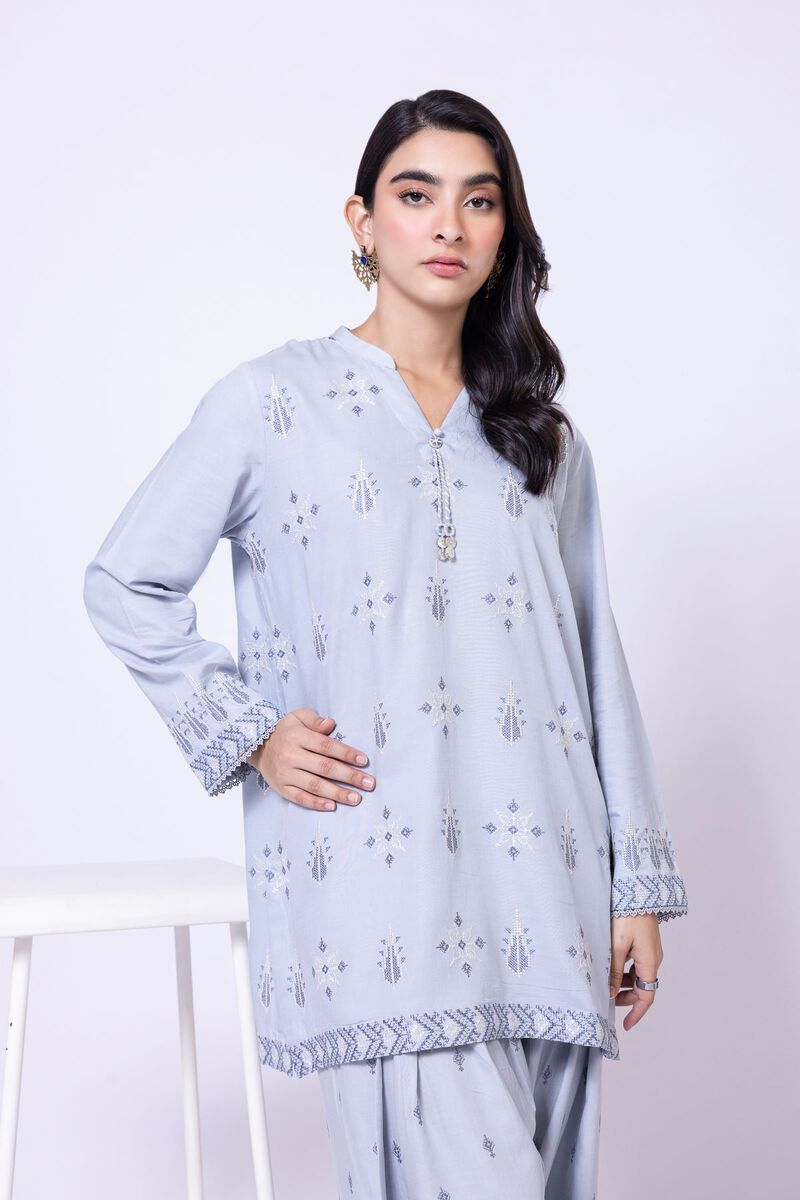 Embroidered | Dull Raw Silk | Kurta | GBP 9.00