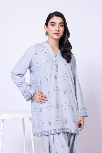 Embroidered | Dull Raw Silk | Kurta | GBP 15.00