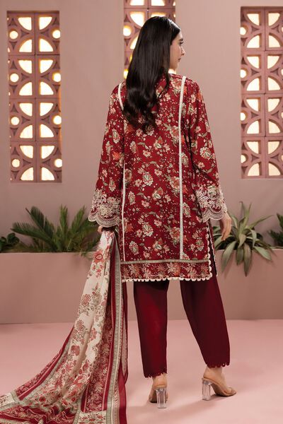 Slub Lawn | Embroidered | Fabrics 3 Piece | GBP 15.00