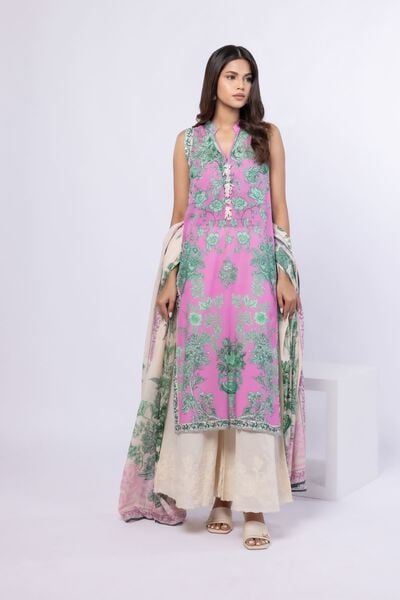 Printed | Swiss Voile | Kurta | GBP 40.00