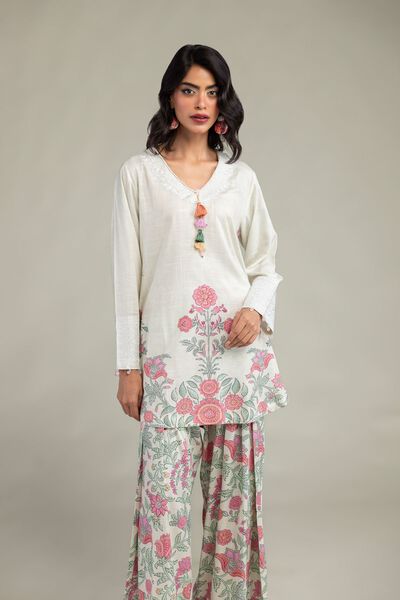 Embroidered | Raw Silk | Kurta | GBP 50.00