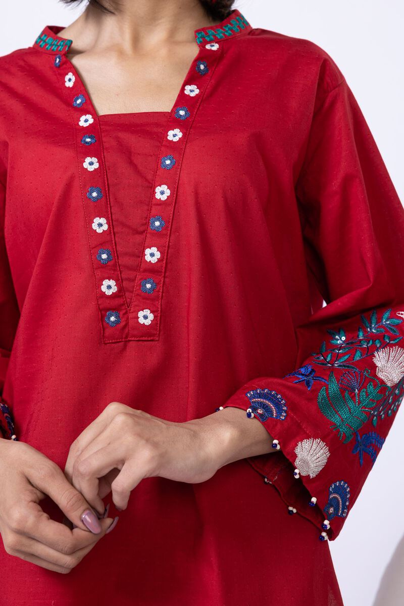 Embroidered | Cotton Dobby | Kurta | null