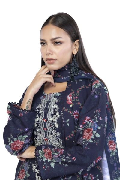 Embroidered | Blended Khaddar | Fabrics 3 Piece | GBP 20.00