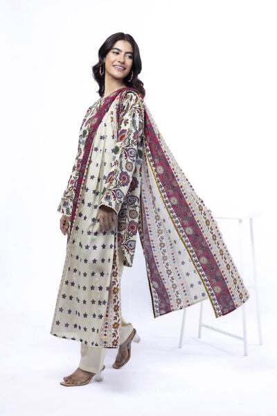 Printed | Cotton | Fabrics 3 Piece | GBP 25.00