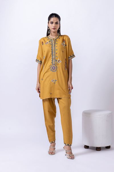 Embroidered | Cotton Dobby | Kurta | GBP 15.00