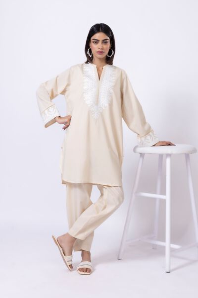 Embroidered | Cambric | Kurta | GBP 25.00