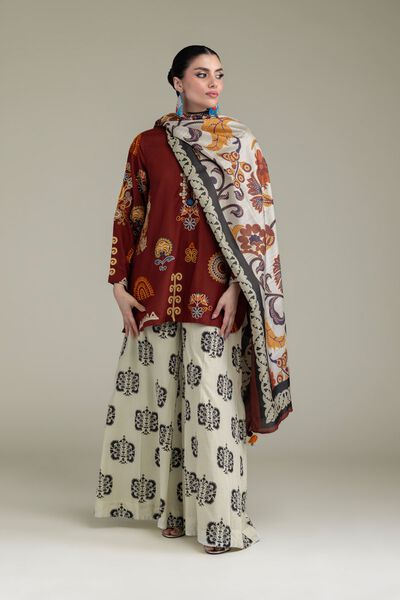 Embroidered | Raw Silk | Raw Silk Pants | GBP 25.00