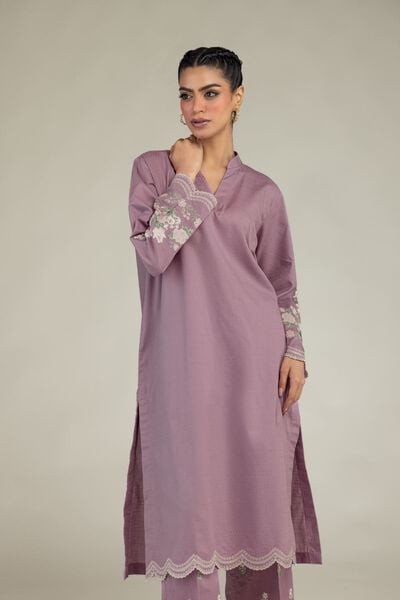 Embroidered | Cotton Dobby | Floral Cotton Kurta | GBP 35.00