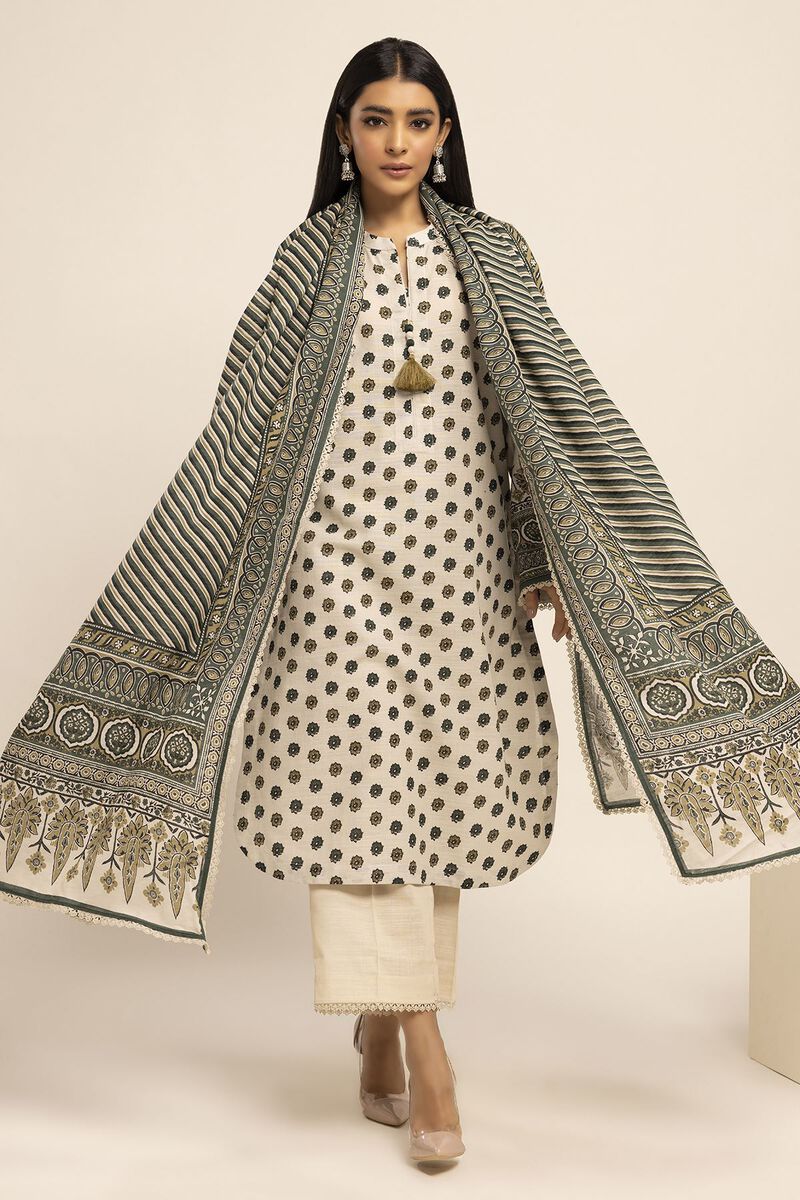 Printed | Khaddar | Fabrics 3 Piece | null