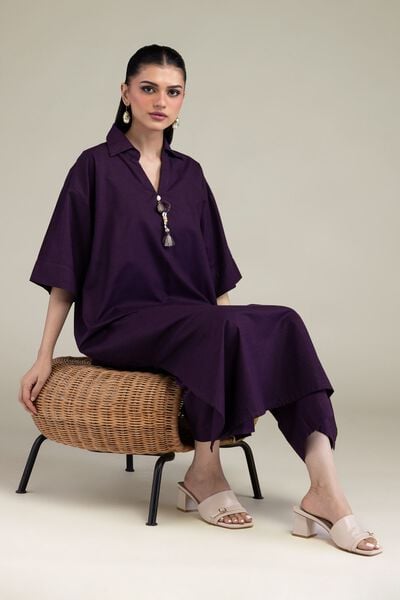 Dyed | Textured Cotton Viscose | Textured Cotton Kurta | GBP 30.00