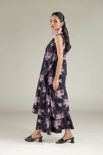 Embroidered | Cambric | Relaxed Floral Pants | GBP 25.00