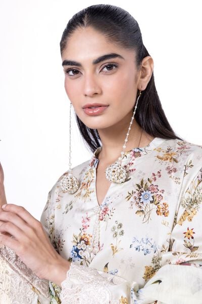 Embroidered | Cotton Satin | Tailored 3 Piece | GBP 40.00
