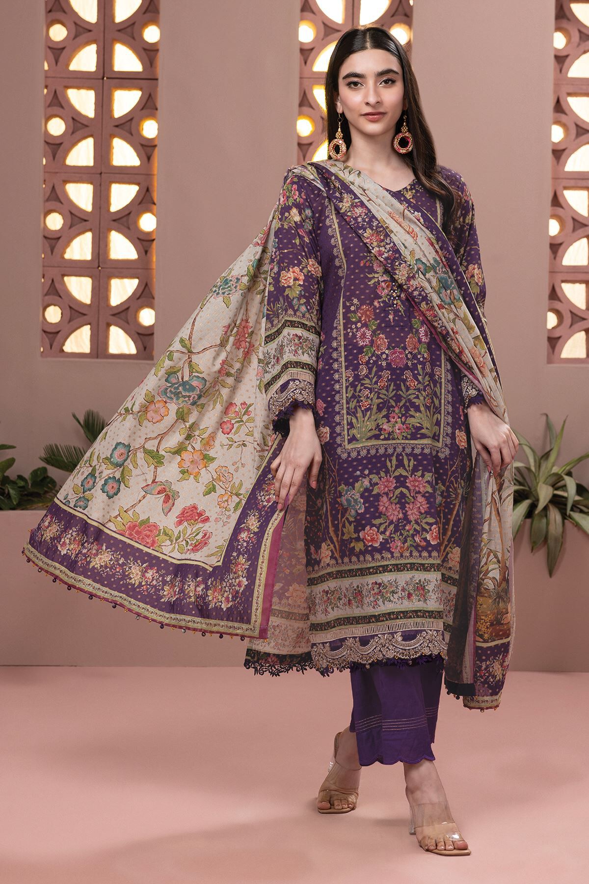 Fabrics Tailored for You 3 Piece Suit Lawn Ready Made Stitched Dresses Party Wear