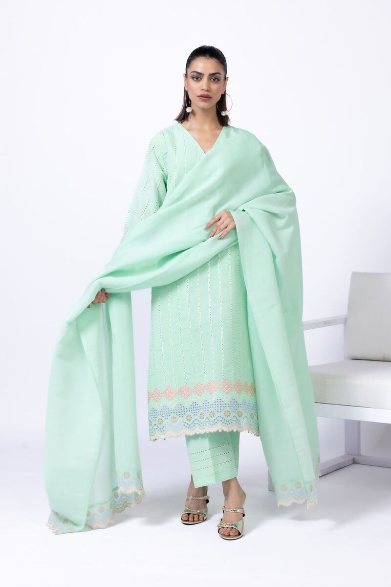 Embroidered | Cotton Reflex Light | Dupatta | GBP 20.00
