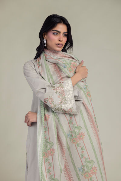 Embroidered | Lawn | Floral Cambric Dupatta | GBP 25.00
