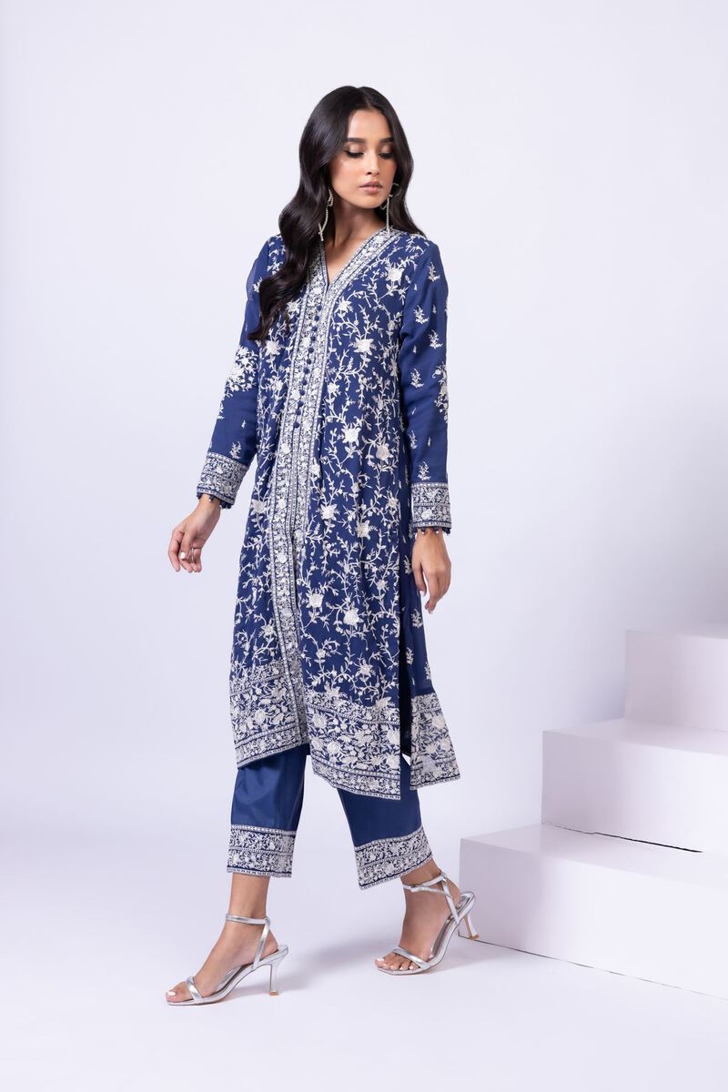 Embroidered | Viscose Oak Silk | Pants | GBP 9.00
