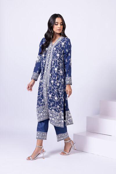 Embroidered | Viscose Oak Silk | Pants | GBP 9.00