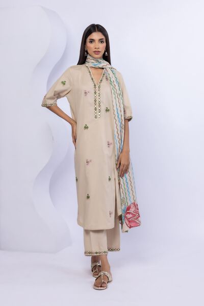 Embroidered | Cambric | Kurta | GBP 9.00
