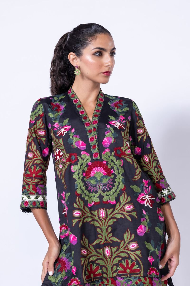 Embroidered | Raw Silk | Kurta | null