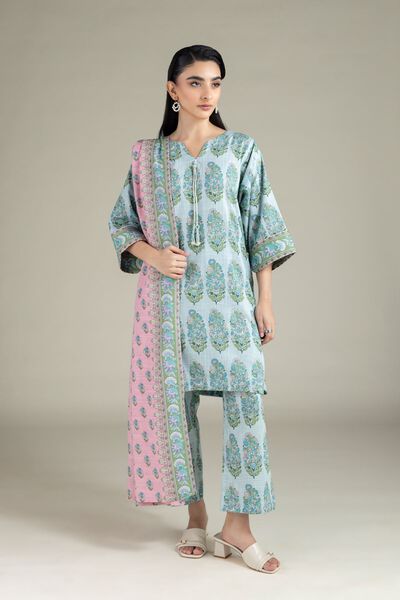 Printed | Heavy Textured Cotton | Pants | GBP 12.00