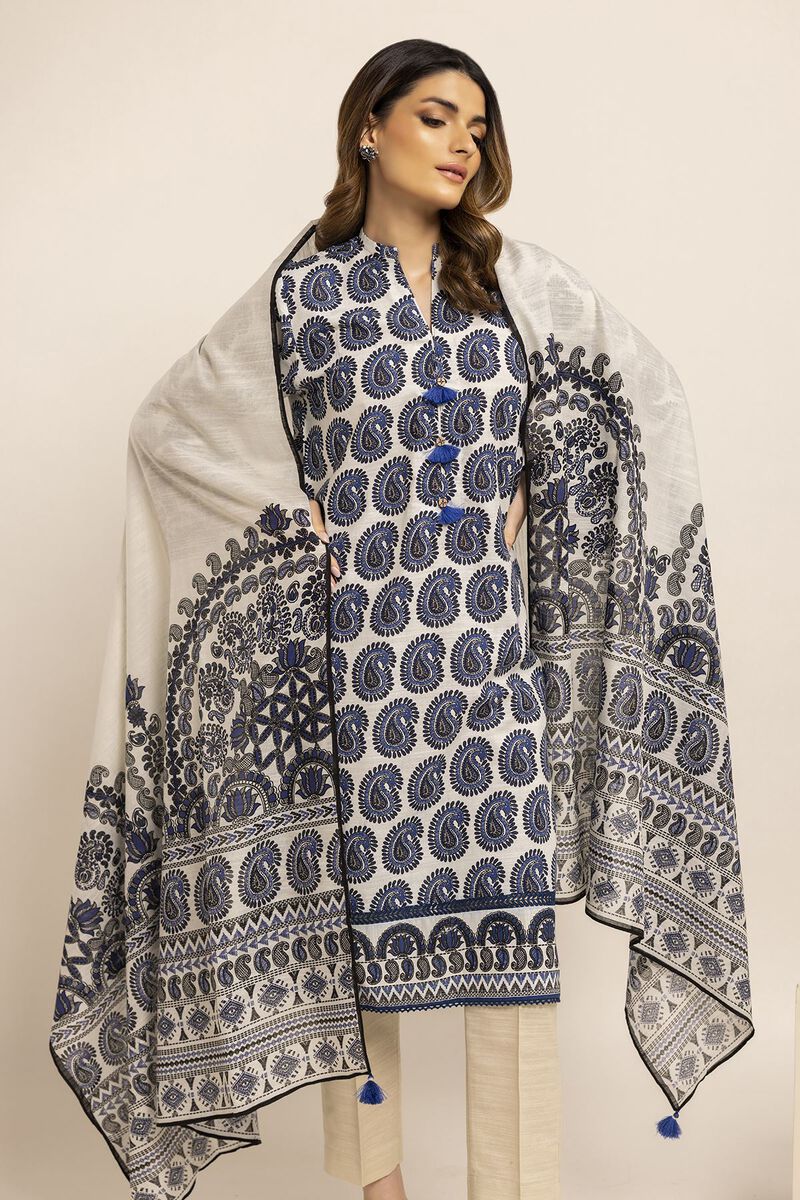 Printed | Khaddar | Fabrics 3 Piece | null