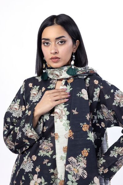 Printed | Textured Cotton | Tailored 3 Piece | GBP 40.00