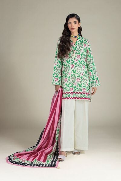 Printed | Cambric | Fabrics 3 Piece | GBP 30.00