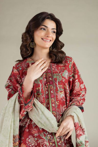 Printed | Mesuri Dobby | Tailored 3 Piece | GBP 50.00