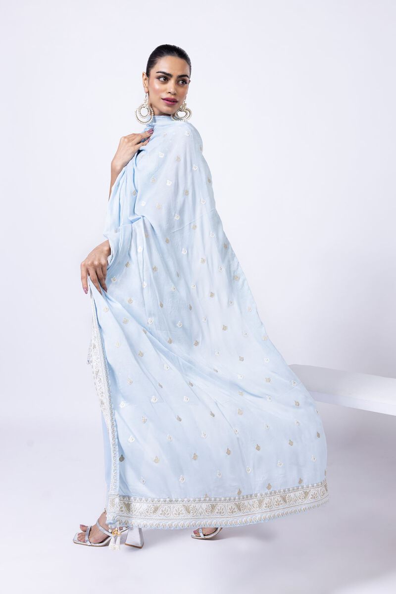 Embroidered | Light Thai Silk | Dupatta | GBP 20.00