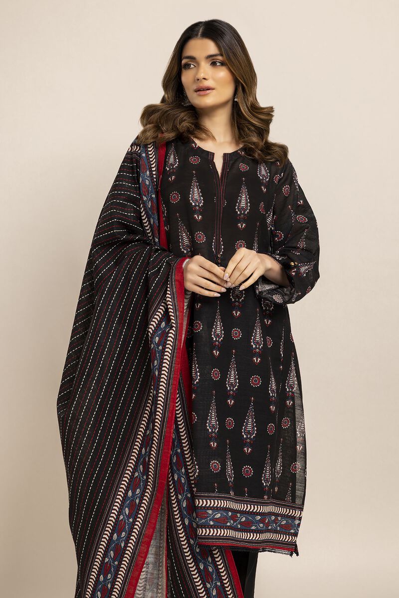 Printed | Light Khaddar | Fabrics 3 Piece | null