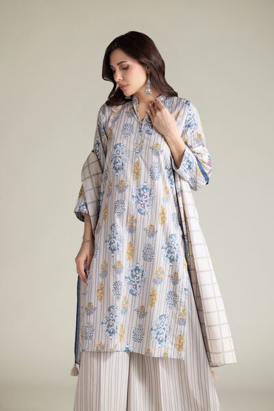 Embroidered | Cambric | Floral Cambric Kurta | GBP 20.00
