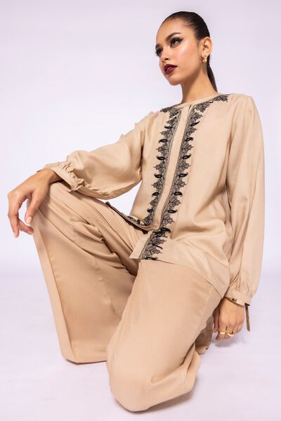 Band Neck Blouse