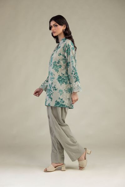 Embroidered | Cambric | Gray Solid Shalwar | GBP 25.00