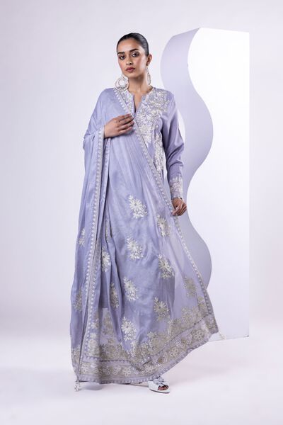 Embroidered | Light Thai Silk | Dupatta | GBP 40.00
