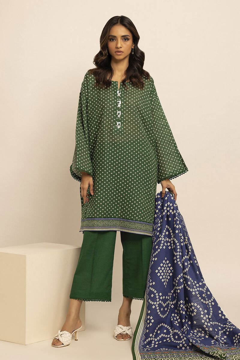 Printed | Light Khaddar | Fabrics 3 Piece | null