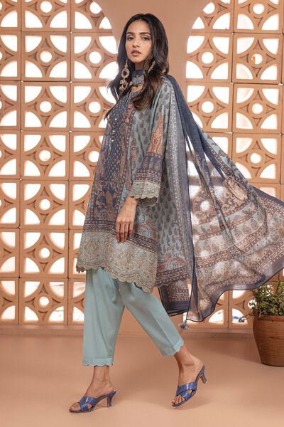 Messuri | Embroidered | Fabrics 3 Piece | GBP 15.00