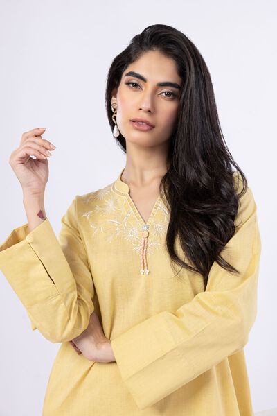 Embroidered | Linen Cotton | Kurta | GBP 25.00