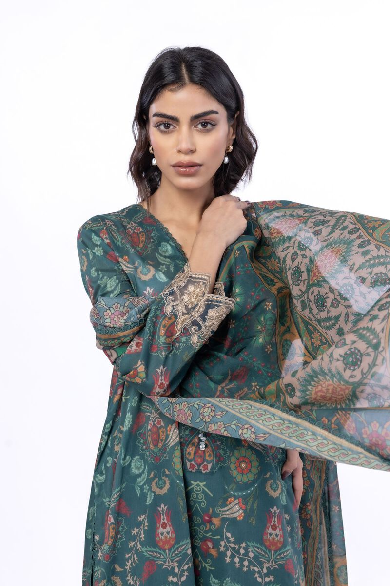 Embroidered | Lawn | Fabrics 3 Piece | null