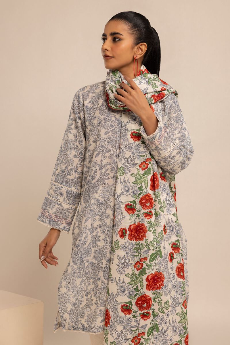 Printed | Khaddar | Fabrics 3 Piece | null