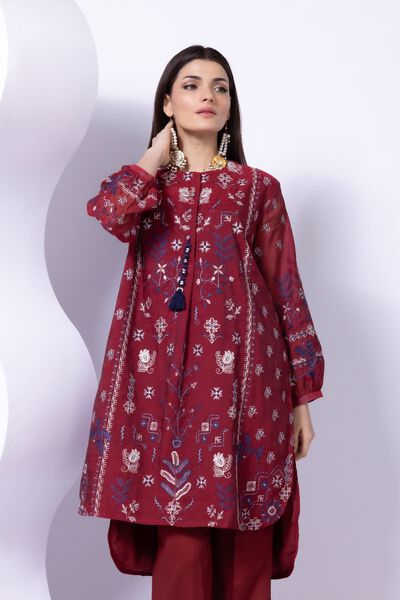 Embroidered | Paper Silk | Kurta | GBP 15.00