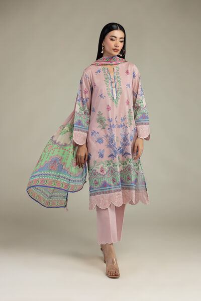 Embroidered | Cambric | Tailored 3-Piece Cambric | GBP 70.00