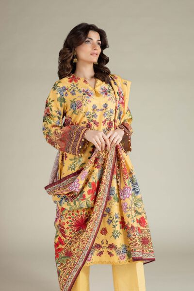 Printed | Mesuri Dobby | Tailored 3 Piece | GBP 50.00