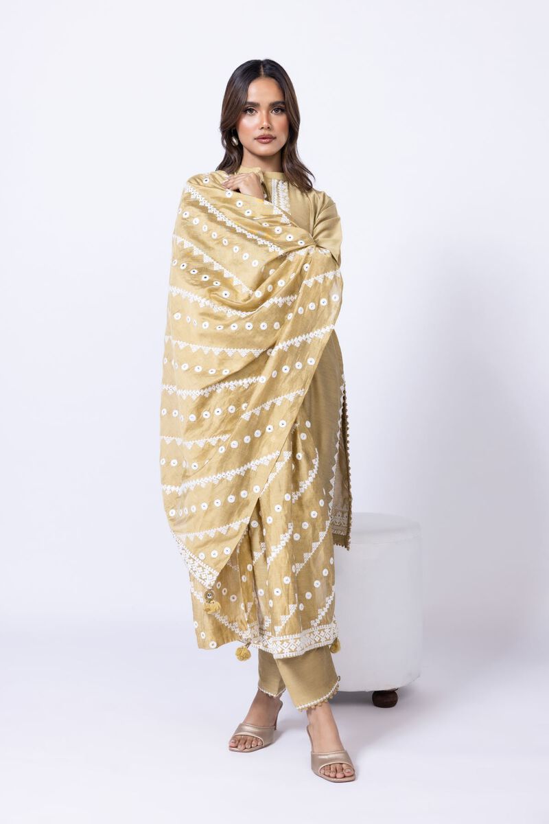 Embroidered | Cotton Net | Dupatta | GBP 12.00