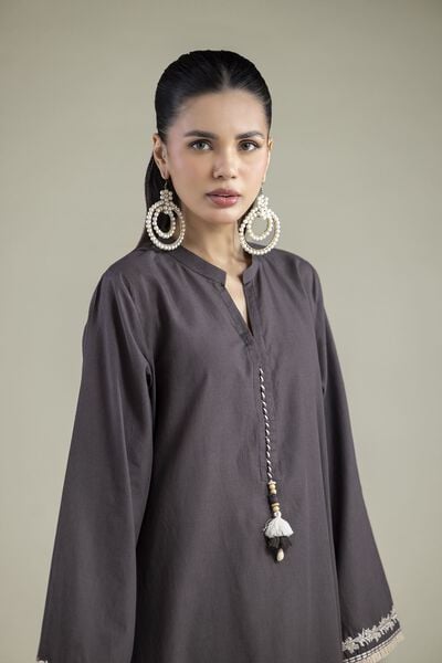 Embroidered | Cambric | Tailored 2-Piece Set | GBP 45.00